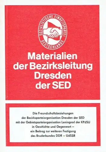 Karl Heinz Gräfe, 0, 0: Die Freundschaftsbeziehungen der Betriebsparteiorganisation Dresden der SED mit der Gebietsparteiorganisation Leningrad der KPdSU in Geschichte und Gegenwart   ein.. 