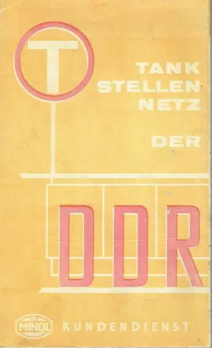 Tankstellennetz der DDR. 