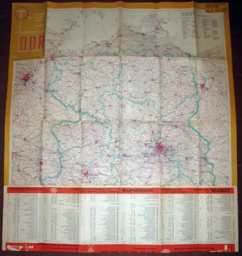 Tankstellennetz der DDR. 