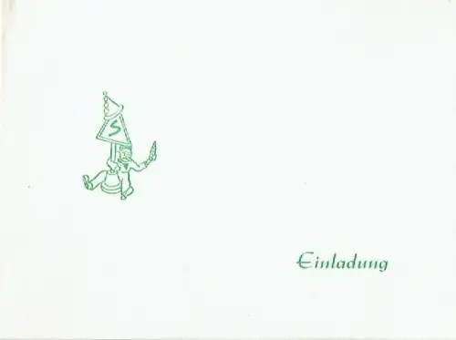 Einladung zum Festessen. 