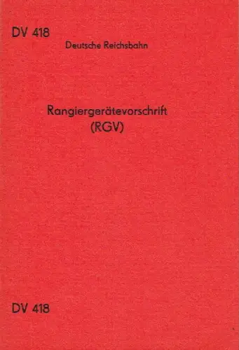 Rangiergerätevorschrift (RGV). 