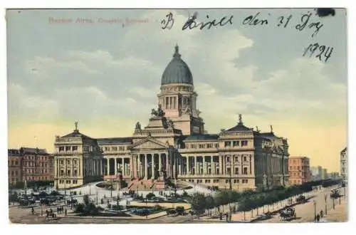 [Ansichtskarte] Buenos Aires. Congreso Nacional. 