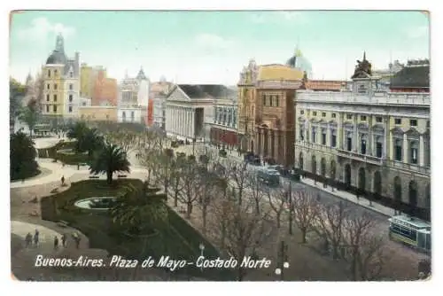 [Ansichtskarte] Buenos Aires. Plaza de Mayo. Costado Norte. 