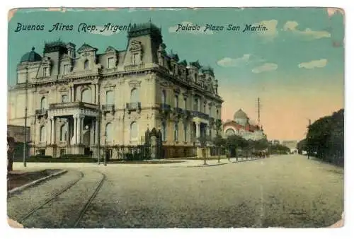 [Ansichtskarte] Buenos Aires (Rep. Argent.). Palacio Plaza San Martín. 