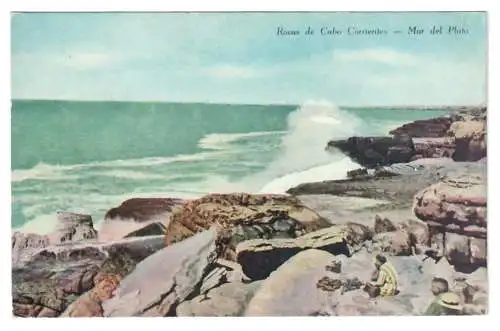 [Ansichtskarte] Rocas de Cabo Corrientes. Mar del Plata. 