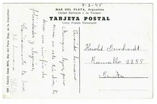 [Ansichtskarte] Dársena de Pescadores (Puerto). Mar del Plata. 
