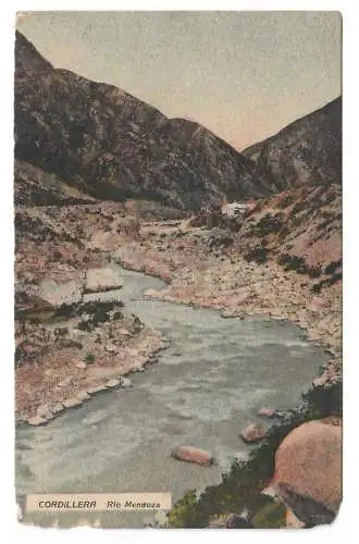 [Ansichtskarte] CORDILLERA. Río Mendoza. 