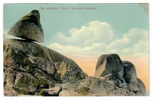 [Ansichtskarte] Rep. Argentina. Tandil. La piedra movediza. 