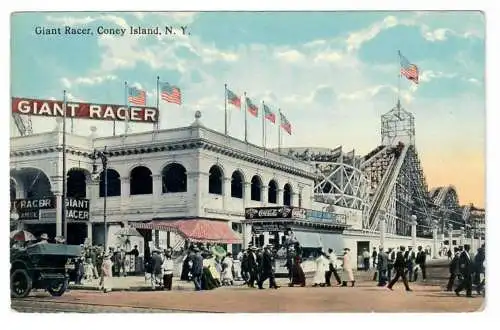 [Ansichtskarte] Giant Racer, Coney Island, N. Y. 