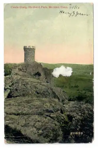 [Ansichtskarte] Castle Craig, Hubbard Park, Meriden Conn. 