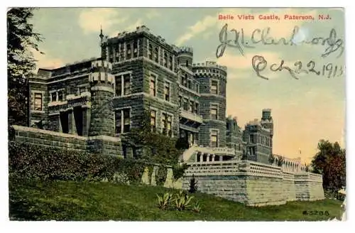 [Ansichtskarte] Belle Vista Castle, Paterson, N. J. 