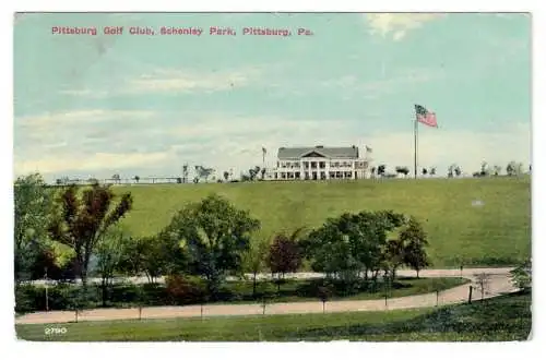 [Ansichtskarte] Pittsburg Golf Club, Schenley Park, Pittsburg, Pa. 