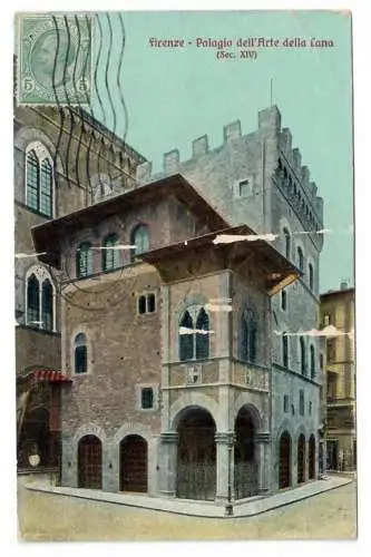 [Ansichtskarte] Firenze. Palagio dell'Arte della Lana (Sec. XIV). 