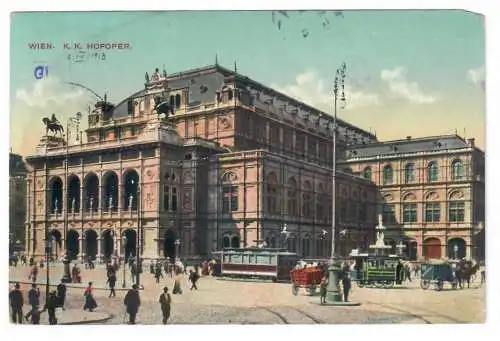 [Ansichtskarte] WIEN. K. K. HOFOPER. 