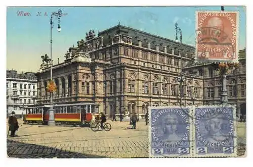 [Ansichtskarte] Wien. K. k. Hofoper. 