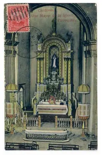 [Ansichtskarte] Cardenas. Altar Mayor de la iglesia Parroquial. 