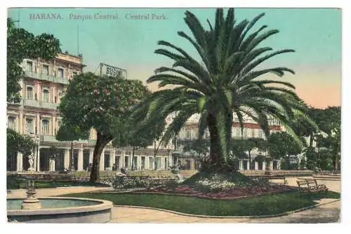 [Ansichtskarte] HABANA. Parque central. 