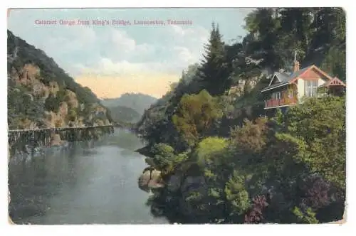 [Ansichtskarte] Cataract Gorge from King's Bridge, Launceston, Tasmania. 