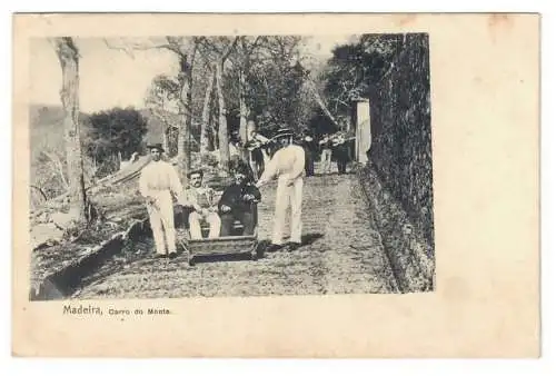 [Ansichtskarte] Madeira, Carro do Monte. 