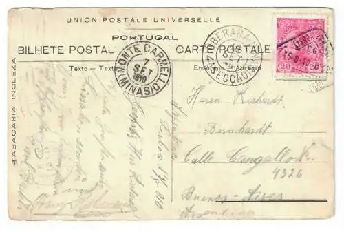 [Ansichtskarte] LISBOA. Panorama. 