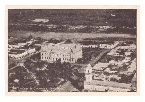 ARGENTINA. Jujuy. Casa de Gobierno y alrededores.