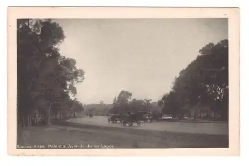 ARGENTINA. Buenos Aires. Palermo. Avenida de los Lagos.