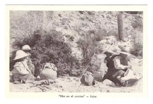 ARGENTINA. Jujuy. Alto en el camino.