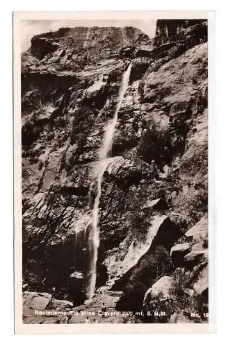ARGENTINA. Nacimiento Río Mina Clavero. 1938.