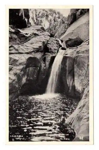 ARGENTINA. Cascada Olaen. 1946.
