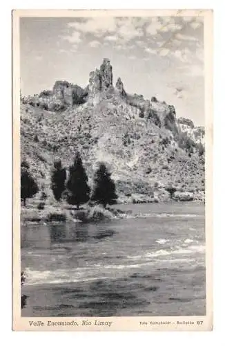 ARGENTINA. Valle Encantado. Río Limay. 1954.