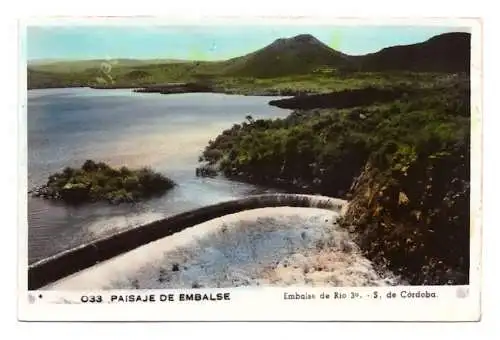 ARGENTINA. Sierras de Córdoba. Embalse de Río Tercero. Paisaje de Embalse. 1965.