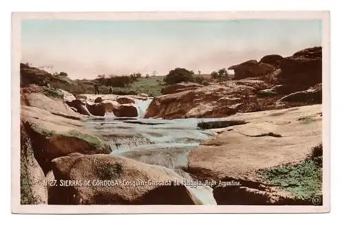 ARGENTINA. Sierras de Córdoba. Cosquín. Cascada de Maggia.