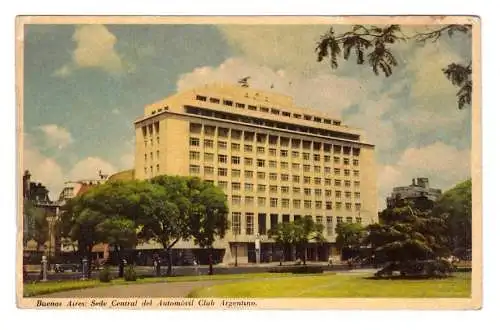 ARGENTINA. Buenos Aires. Sede Central del Automóvil Club Argentino.