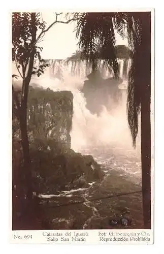 ARGENTINA. Cataratas del Iguazú. Salto San Martín.
