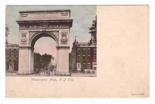 USA. New York City. Washington Arch.