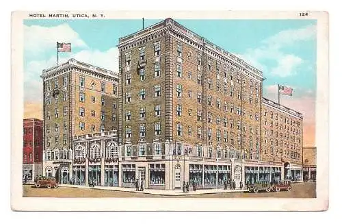 USA. Utica (New York). Hotel Martin.