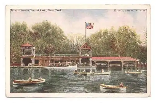 USA. New York. Boat House in Central Park.