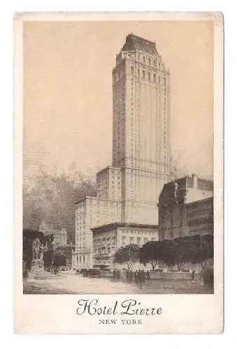 USA. New York. Hotel Pierre.