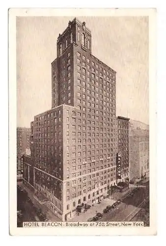 USA. New York. Hotel Beacon. Broadway at 75th Street. 1939.