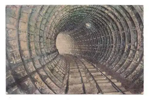 USA. New York. Hudson River Tunnel Curve.