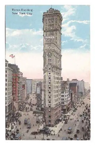 USA. New York City. Times Building.