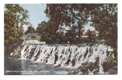 USA. New York City. Bronx Park. Bronx Falls.