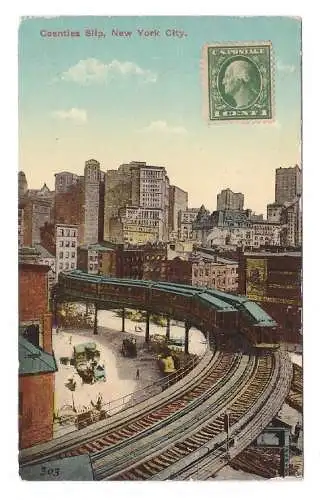 USA. New York City. Coenties Slip.