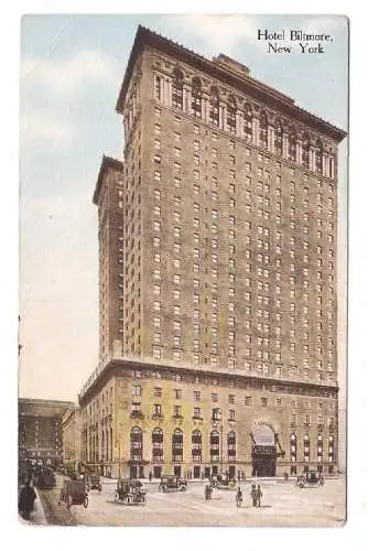 USA. New York. Hotel Biltmore.