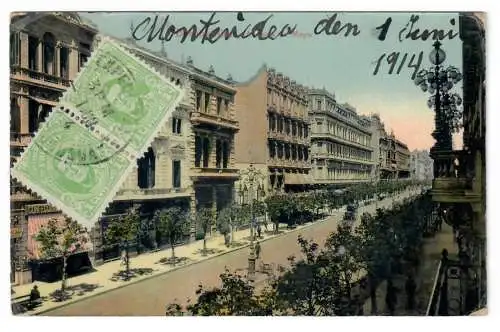 ARGENTINA. Buenos Aires. Avenida de Mayo. 1914.