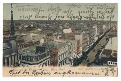 ARGENTINA. Recuerdo de Buenos Aires. Vista general de la ciudad. 1906.