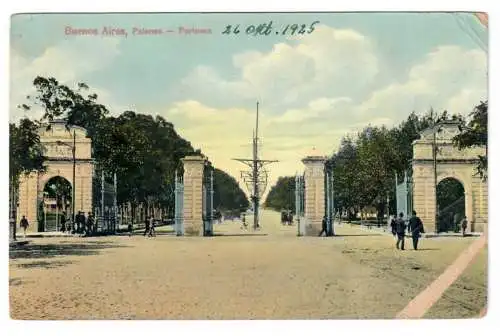 ARGENTINA. Buenos Aires. Palermo. Portones. 1925.