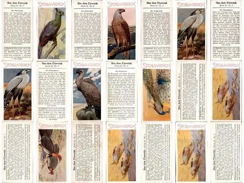 Stollwerck - 1932 - Aus dem Tierreich - 103 german Animals cards - all scanned