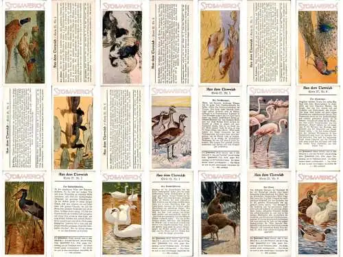 Stollwerck - 1932 - Aus dem Tierreich - 103 german Animals cards - all scanned