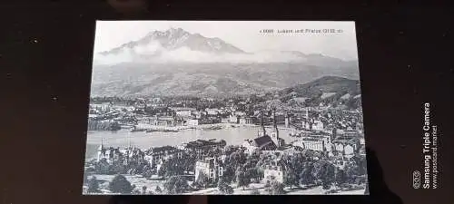 [Ansichtskarte] Luzern und Pilatus UNC 1914. 